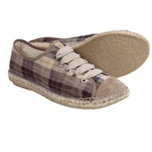 Lisa B. and Co. Espadrille Sneakers (For Women) in Oyster Plaid - Closeouts