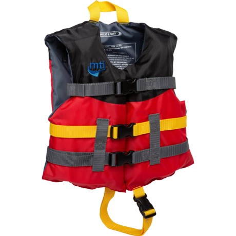MTI Livery Type III PFD Life Jacket (For Kids) - RED/BLACK (O/S )