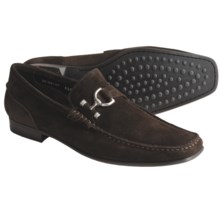Lloyd Shoes Euro Suede Shoes - Bit Slip-Ons (For Men) in Dark Brown - Closeouts