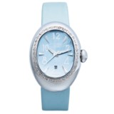 Locman Nuovo Diamond Bezel Watch - Mother-of-Pearl Dial (For Women)