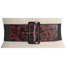 Lodis Siren Wide Belt (For Women) in Ruby - Closeouts