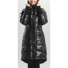 Lole Atelier Long Down Jacket - 600 Fill Power, Removable Sleeves (For Women in Black - Closeouts