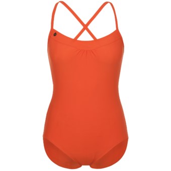 Lole Calypso Swimsuit - UPF 50+, 1-Piece (For Women) in Spicy Orange