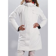 Lole Clowdy Jacket - Waterproof, Insulated (For Women) in White - Closeouts