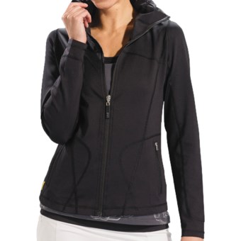 Lole Essential Cardigan Sweater - UPF 50+, Full Zip (For Women) in Black
