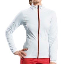 Lole Essential Cardigan Sweater - UPF 50+, Full Zip (For Women) in White - Closeouts