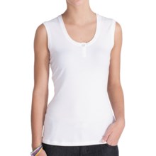 Lole Hug Top - UPF 50+, Stretch Organic Cotton, Sleeveless (For Women) in White - Closeouts