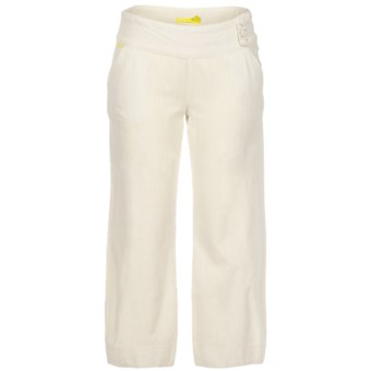 Lole Jaunt Capri Pants - Hemp-Organic Cotton (For Women) in Organic White