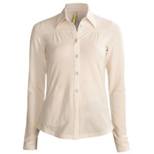 Lole Kindly Polo Shirt - Merino Wool, Long Sleeve (For Women) in Balm - Closeouts