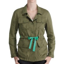 Lole Lina Safari Jacket - Organic Cotton-Linen (For Women) in Olive - Closeouts