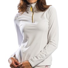 Lole Liven Shirt - UPF 50+, Zip Neck, Long Sleeve (For Women) in White - Closeouts