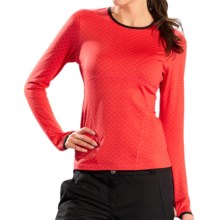 Lole Lovely Shirt - Recycled Materials, Long Sleeve (For Women) in Cayenne Monogram - Closeouts