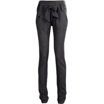 Lole Pleasure Travel Knit Pants - UPF 50 (For Women) in Black Heather