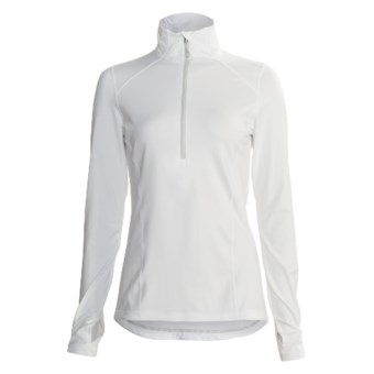 Lole Shining Shirt - UPF 50+, Zip Neck, Long Sleeve (For Women) in White