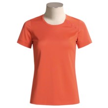 Lole Stretch Pique Folly Shirt - Recycled Materials, Short Sleeve (For Women) in Paprika - Closeouts