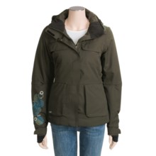 Lole Twill Lea Jacket - Waterproof, Insulated (For Women) in Dark Earth - Closeouts