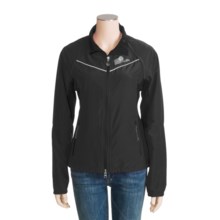Lole Windproof Delight Jacket - UPF 50+, Zip-Off Sleeves (For Women) in Black/Black - Closeouts