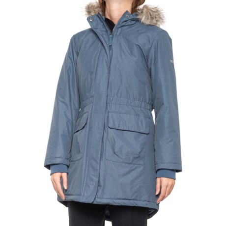 Pacific Trail Long Winter Jacket - Insulated (For Women) - GREYSTONE (M )