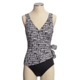 Longitude Side-Tie Swimsuit - 1-Piece (For Women)