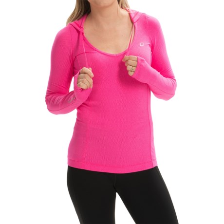 Lorna Jane Catalina Excel Hooded Shirt Long Sleeve (For Women)