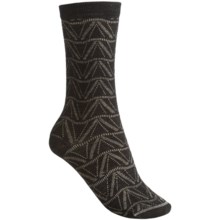 Lorpen Angelica Crew Socks - Merino Wool (For Women) in Black - 2nds