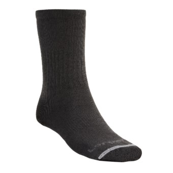 Lorpen Chillax Socks - Modal, Crew (For Men) in Charcoal