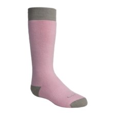 Lorpen Classic Ski Socks - Merino Wool, 2-Pack (For Kids and Youth) in Pink - 2nds