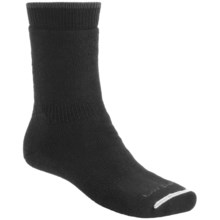 Lorpen Comfort Life Cuff Stripe Socks - Modal, Crew (For Men) in Black - Closeouts
