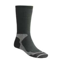 Lorpen CoolMax® Trekking Socks - 2-Pack, Midweight (For Men and Women) in Dark Olive/Charcoal - 2nds