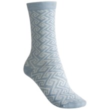 Lorpen Lauren Crew Socks - Merino Wool (For Women) in Powder Blue - 2nds