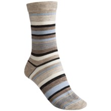 Lorpen Leah Crew Socks - Merino Wool (For Women) in Oatmeal - 2nds