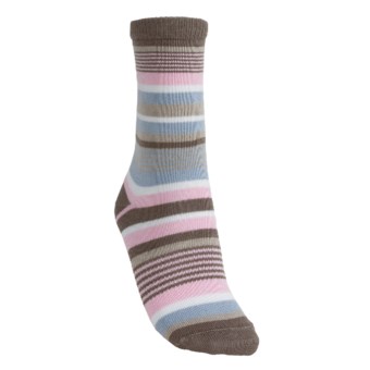 Lorpen Leah Socks - Crew (For Women) in Pink