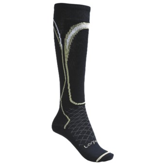 Lorpen Light Ski Socks - Merino Wool (For Women) in Navy