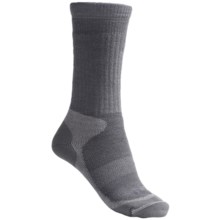 Lorpen Midweight Hiking Socks - Merino Wool, Crew (For Women) in Light Grey - 2nds