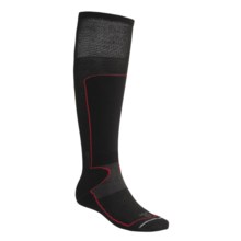 Lorpen Schoeller® Polycolon Ski Socks - 2-Pack, Antibacterial (For Men) in Black/Red - 2nds