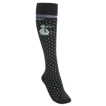 Lorpen Ski-Snowboard Italian Wool Socks - Mid- to Heavyweight, 2-Pack (For Kids Youth) in Black