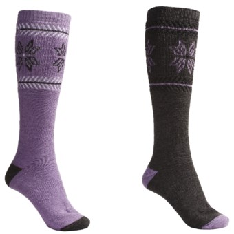 Lorpen Ski-Snowboard Socks - Italian Wool, 2-Pack (For Men and Women)