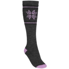 Lorpen Ski/Snowboard Socks - 2-Pack, Merino Wool, Midweight, Over-the-Calf (For Women) in Charcoal - 2nds
