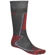 Lorpen Thermolite® Lightweight Ski Socks - 2-Pack, Over-the-Calf (For Men and Women) in Red/Black - 2nds