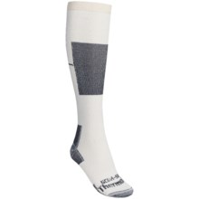 Lorpen Thermolite® Lightweight Ski Socks - 2-Pack, Over-the-Calf (For Men and Women) in White/Black - 2nds