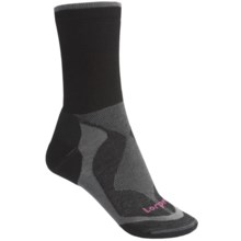 Lorpen Tri Layer Light Hiker Socks - 2-Pack, TENCEL®/CoolMax® (For Women) in Black/Charcoal - 2nds