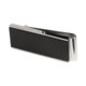 Lotus Black Diamond Cut Money Clip - Stainless Steel, Carbon Fiber