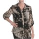 Louben Chiffon Print Blouse - Long Sleeve (For Women)