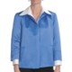 Louben Lustrous Jacket - Open Front, 3/4 Sleeve (For Women)