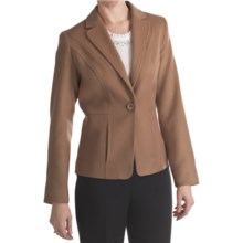 Louben Luxe Wool-Cashmere Blazer (For Women) in Biscotti - Closeouts