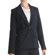 Louben Narrow-Lapel Blazer (For Women) in Navy - Closeouts