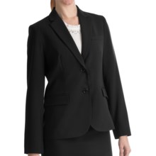 Louben Narrow-Lapel Blazer - Two Button (For Women) in Black - Closeouts