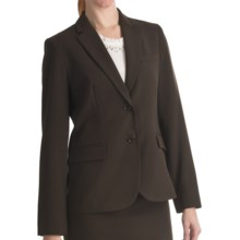 Louben Narrow-Lapel Blazer - Two Button (For Women) in Brown - Closeouts