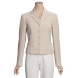 Louben Notched Lapel Jacket - 4-Button Front (For Women)