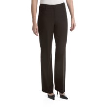 Louben Stretch Pants - Low Rise, Modern Fit (For Women) in Brown - Closeouts